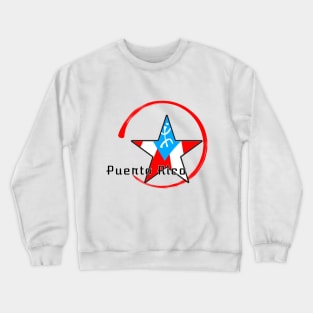 Puerto Rico Flag with Coqui Crewneck Sweatshirt